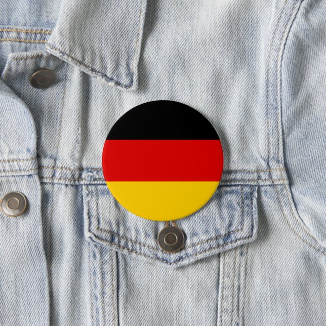 German flag 7.5 cm round badge (In Situ)