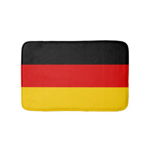 German flag bath mat