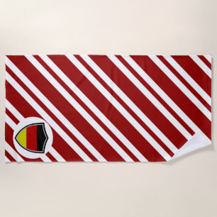 German flag beach towel