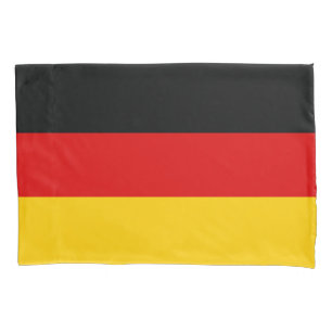 German Flag Black Red Gold Deutsche Flagge Pillowcase
