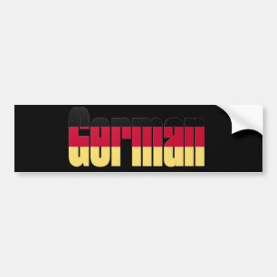 German Flag Bumper Sticker