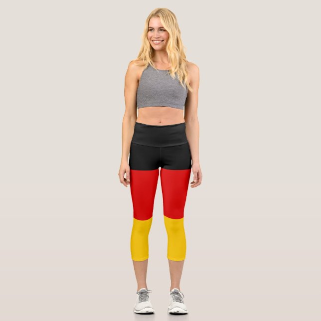 German flag capri leggings (Front)