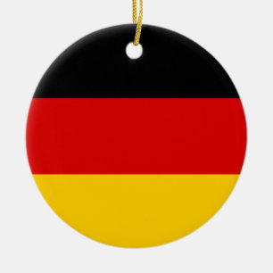 German Flag Ceramic Tree Decoration