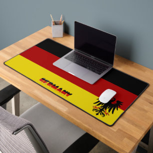German flag-coat of arms desk mat