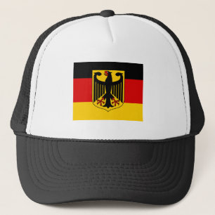 German flag & Coat of Arms, Deutschland/sport fans Trucker Hat