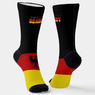 German flag-coat of arms socks