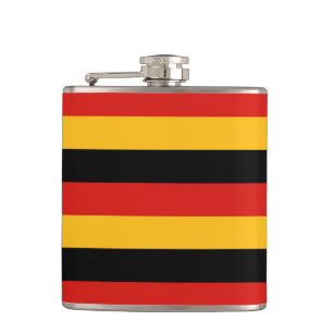 GERMAN FLAG COLORS HIP FLASK