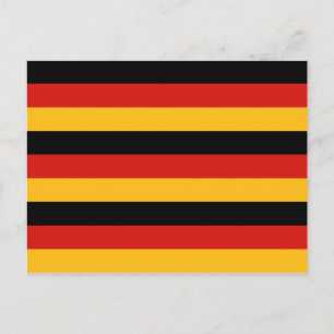 GERMAN FLAG COLORS POSTCARD