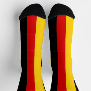 German Flag Colors Striped Socks