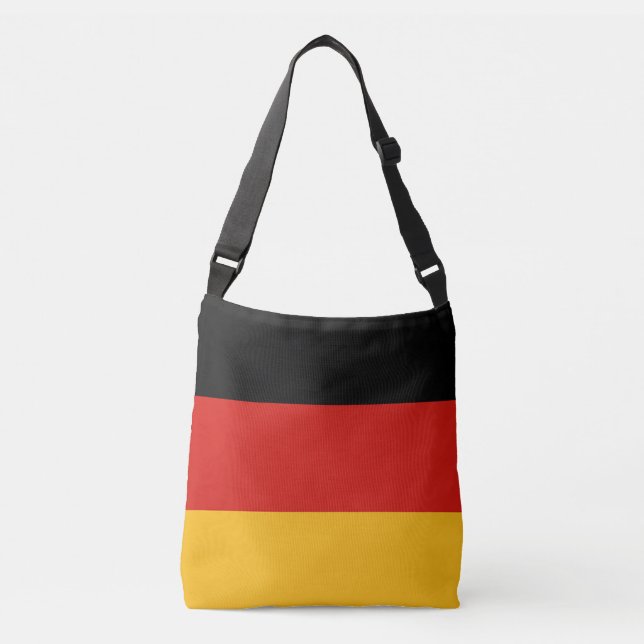 GERMAN FLAG COLORS + your ideas Crossbody Bag (Front)