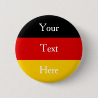 German Flag Colours Black Red Gold Personalised