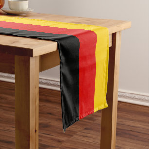 German Flag Colours Schwarz Rot Gold Short Table Runner