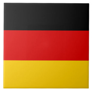 German Flag (Deutschland) (Germany) Ceramic Tile