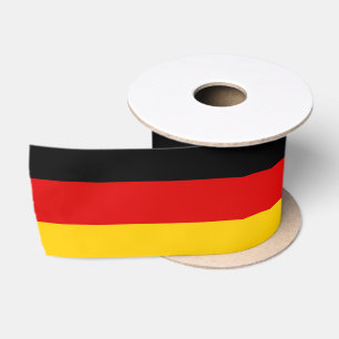 German Flag (Deutschland) (Germany) Satin Ribbon