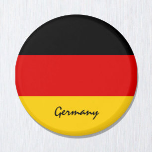 German flag & Deutschland - travel/sports fans Magnet