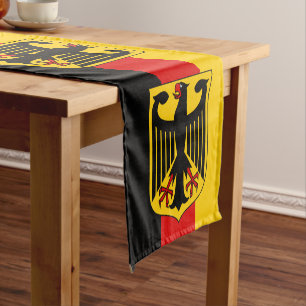 German flag, Eagle Sport fan house decor /Germany  Short Table Runner