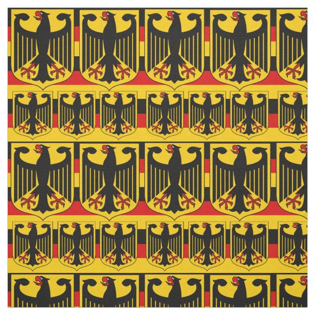 German Flag Eagle Sybol fabric /Germany (Swatch)