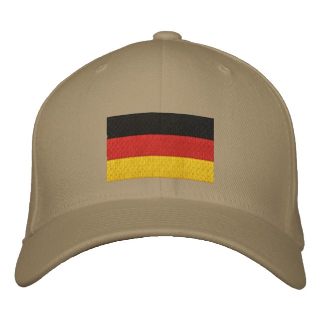 German Flag Embroidered Cap (Front)