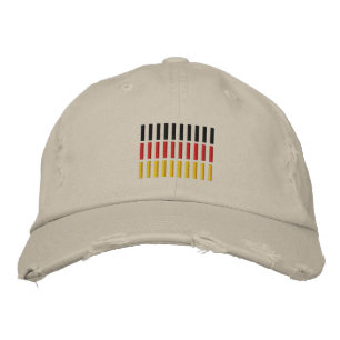 German Flag Embroidered Hat