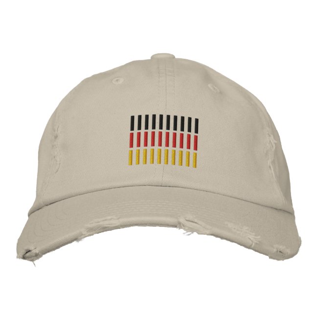 German Flag Embroidered Hat (Front)