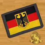 German flag & Germany, Eagle fashion /sports Trifold Wallet<br><div class="desc">WALLETS: German Flag & Eagle,  Coat of Arms,  Germany - love my country,  travel,  holiday,  patriots /sports fans</div>