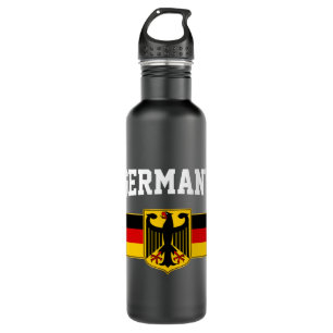 German Flag Germany Long Sleeve  710 Ml Water Bottle