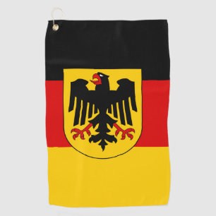 German flag golf towel