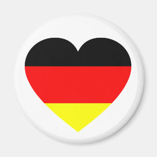 German Flag Heart Magnet