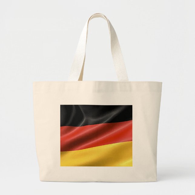German Flag Large Tote Bag (Front)