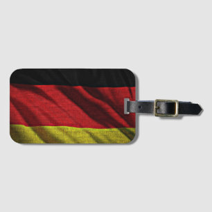 German flag luggage tag