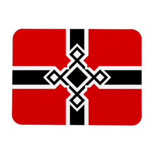 German Flag Magnet - Rune Cross