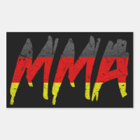 German Flag MMA Sticker