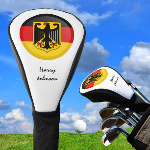 German Flag & Monogrammed Golf Clubs Covers
