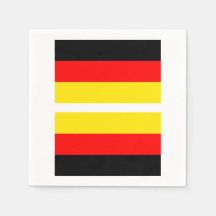 German Flag Napkin