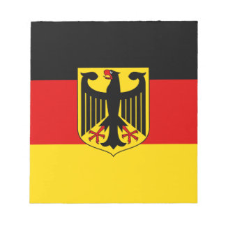 German Flag Notepad