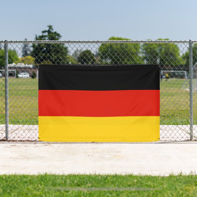 German flag of Germany custom banner sign (Insitu)