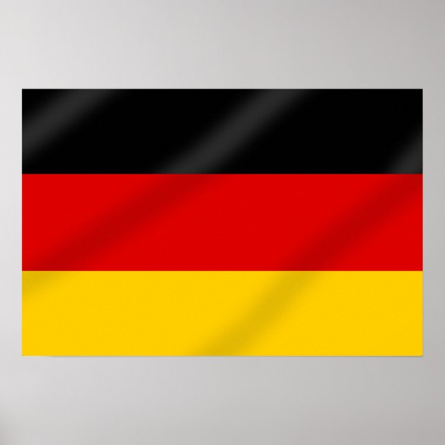 German Flag of Germany gifts Poster (Front)