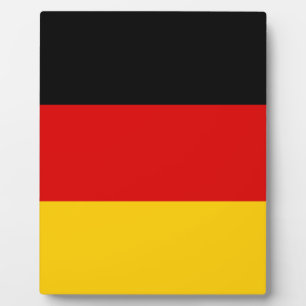 German flag plaque