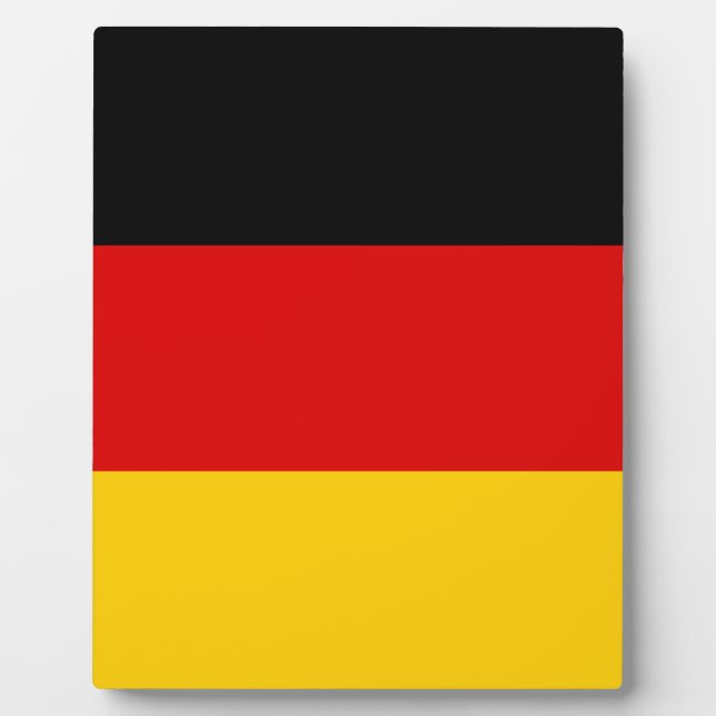 German flag plaque (Front)