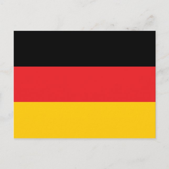 German flag postcard (Front)