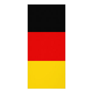 German flag rack card