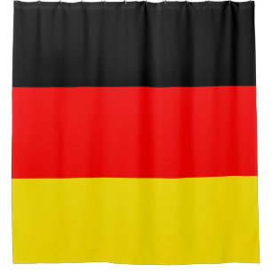 German Flag Shower Curtain