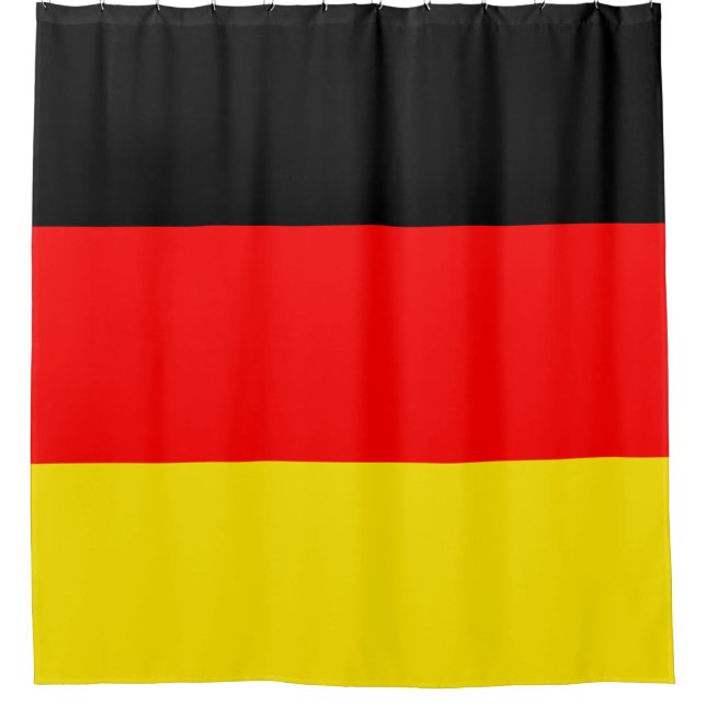German Flag Shower Curtain (Front)