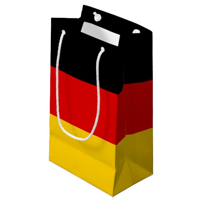 German flag small gift bag (Front Angled)