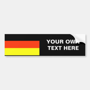 German Flag T-shirts and Gifts Bumper Sticker