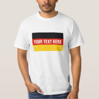 German flag t shirts | Custom Germany merchandise