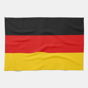 German flag tea towel