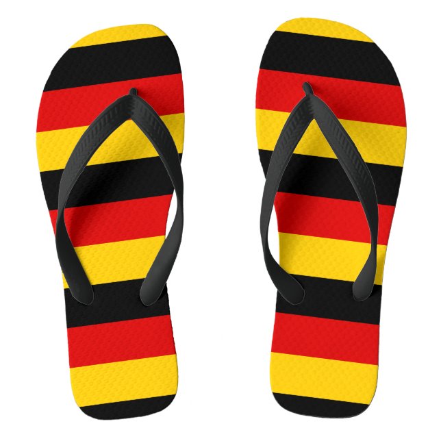 German flag thongs (Footbed)