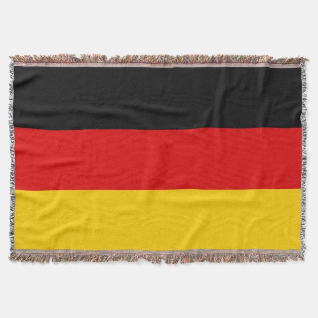 German flag throw blanket (Front)