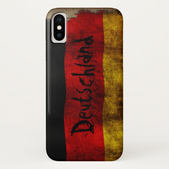 German Flag - Vintage... Case-Mate iPhone Case (Back)